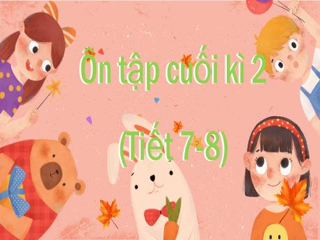 Bài giảng Tiếng Việt 2 (Nghe viết) - Bài: Ôn tập và đánh giá cuối học kì 2 (Tiết 7+8)