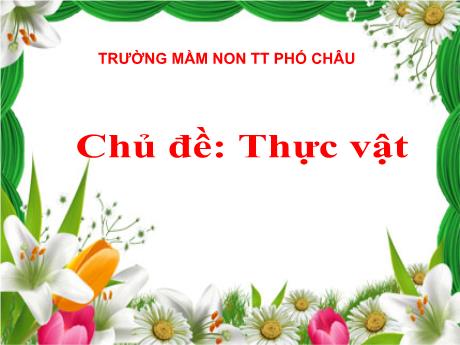 Bài giảng Mầm non Lớp Mầm+Chồi - Chủ đề: Một số loại hoa - Đề tài: Sự tích hoa mào gà - Lê Thị Huyền