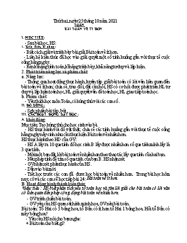Kế hoạch bài dạy các môn Lớp 2 - Tuần 7 - Năm học 2022-2023 - Đinh Thị Thể