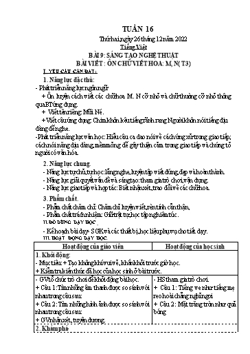 Kế hoạch bài dạy các môn Lớp 3 - Tuần 16 - Năm học 2022-2023 - Nguyễn Thị Huyền