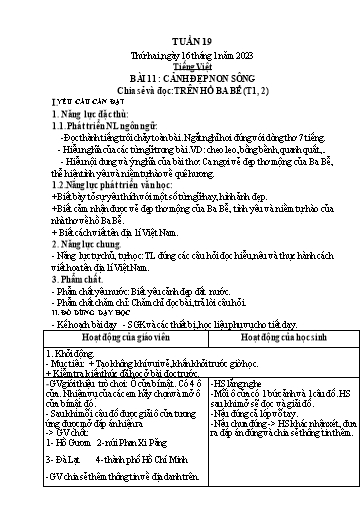 Kế hoạch bài dạy các môn Lớp 3 - Tuần 19 - Năm học 2022-2023 - Nguyễn Thị Huyền