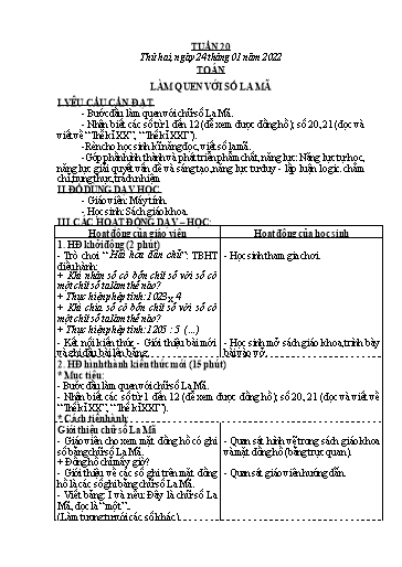 Kế hoạch bài dạy các môn Lớp 3 - Tuần 20 - Năm học 2021-2022 - Nguyễn Thanh Trường