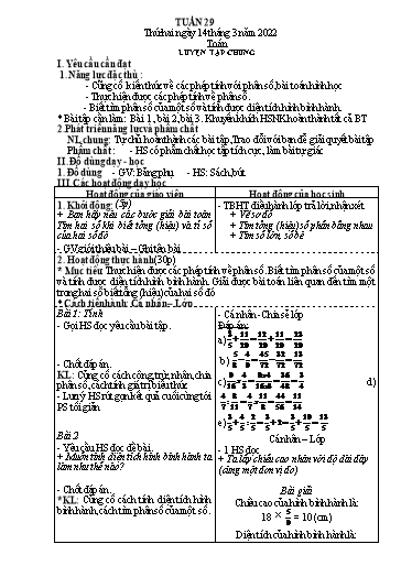 Kế hoạch bài dạy các môn Lớp 3 - Tuần 29 - Năm học 2021-2022 - Nguyễn Thị Huyền