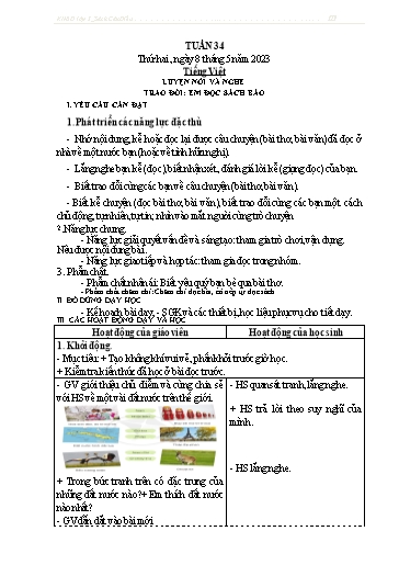 Kế hoạch bài dạy các môn Lớp 3 - Tuần 34 - Năm học 2022-2023 - Nguyễn Thị Huyền
