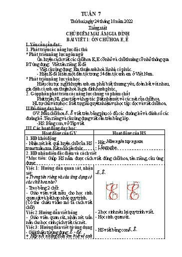 Kế hoạch bài dạy các môn Lớp 3 - Tuần 7 - Năm học 2022-2023 - Nguyễn Thị Huyền