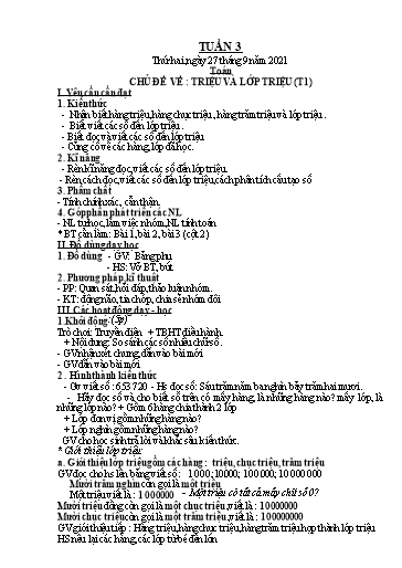 Kế hoạch bài dạy các môn Lớp 4 - Tuần 3 - Năm học 2021-2022 - Nguyễn Thị Huyền