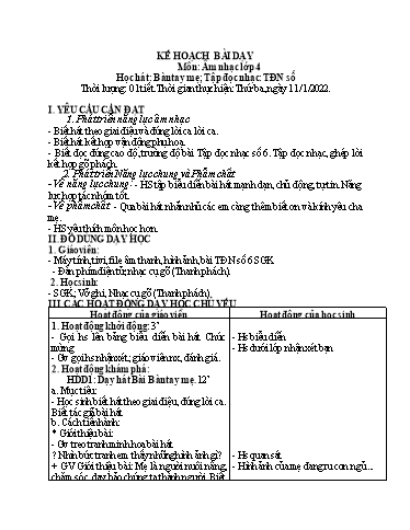 Kế hoạch bài dạy các môn Tiểu học - Tuần 18 - Năm học 2021-2022 - Cao Thị Liễu
