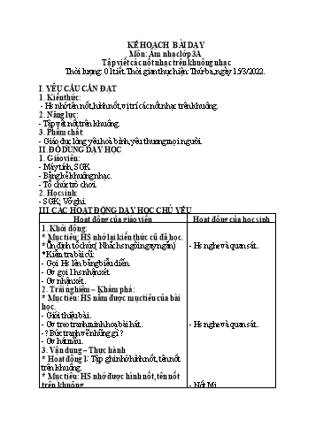 Kế hoạch bài dạy các môn Tiểu học - Tuần 26 - Năm học 2021-2022 - Cao Thị Liễu