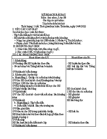 Kế hoạch bài dạy các môn Tiểu học - Tuần 30 - Năm học 2021-2022 - Cao Thị Liễu