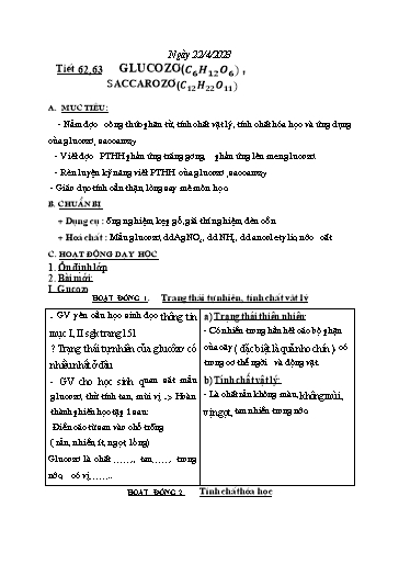 Kế hoạch bài dạy Khoa học tự nhiên 6 - Tuần 32 - Năm học 2022-2023 - Trường THCS Trần Kim Xuyến