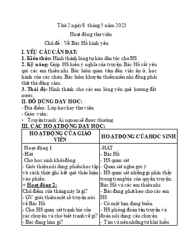 Kế hoạch bài dạy Kĩ thuật 4+5 + Mĩ thuật 4 - Tuần 32 - Năm học 2022-2023 - Nguyễn Thị Kim Anh