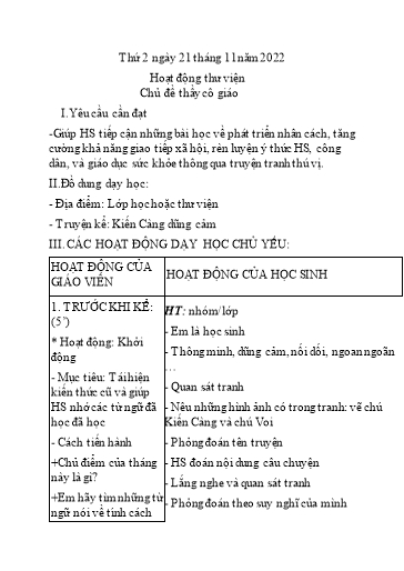 Kế hoạch bài dạy Kĩ thuật 4+5 - Tuần 10 - Năm học 2022-2023 - Nguyễn Thị Kim Anh