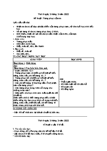 Kế hoạch bài dạy Kĩ thuật 4+5 - Tuần 24 - Năm học 2021-2022 - Nguyễn Thị Kim Anh