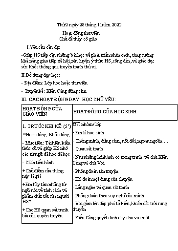 Kế hoạch bài học môn Kĩ thuật 4+5 - Tuần 12 - Năm học 2022-2023 - Nguyễn Thị Kim Anh